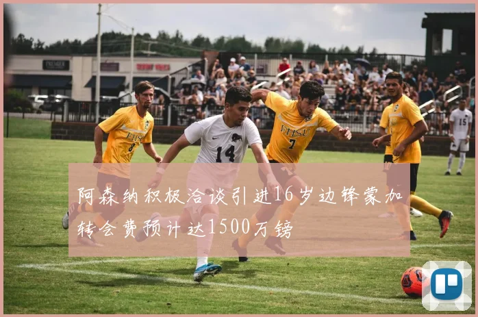 阿森纳积极洽谈引进16岁边锋蒙加转会费预计达1500万镑