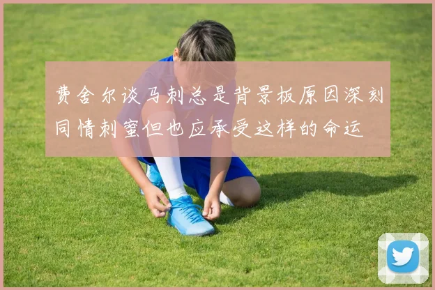 费舍尔谈马刺总是背景板原因深刻同情刺蜜但也应承受这样的命运